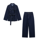 VALENCIA™ Belted Denim Power Set