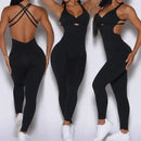 FLOW FIT™ Adjustable Yoga Jumpsuit – One-Piece Sexy Sport Bodysuit