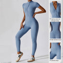 THERMO FLEX™ Winter Yoga Jumpsuit – Long Sleeve Warm One-Piece Bodysuit
