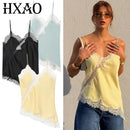 HXAO™ 2026 Asymmetrical Lace Slip Top – Y2K Backless Camisole
