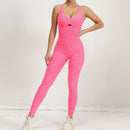 FLOW FIT™ Adjustable Yoga Jumpsuit – One-Piece Sexy Sport Bodysuit
