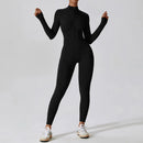 THERMO FLEX™ Winter Yoga Jumpsuit – Long Sleeve Warm One-Piece Bodysuit
