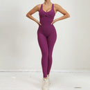 FLOW FIT™ Adjustable Yoga Jumpsuit – One-Piece Sexy Sport Bodysuit