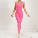 FLOW FIT™ Adjustable Yoga Jumpsuit – One-Piece Sexy Sport Bodysuit