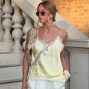 HXAO™ 2026 Asymmetrical Lace Slip Top – Y2K Backless Camisole